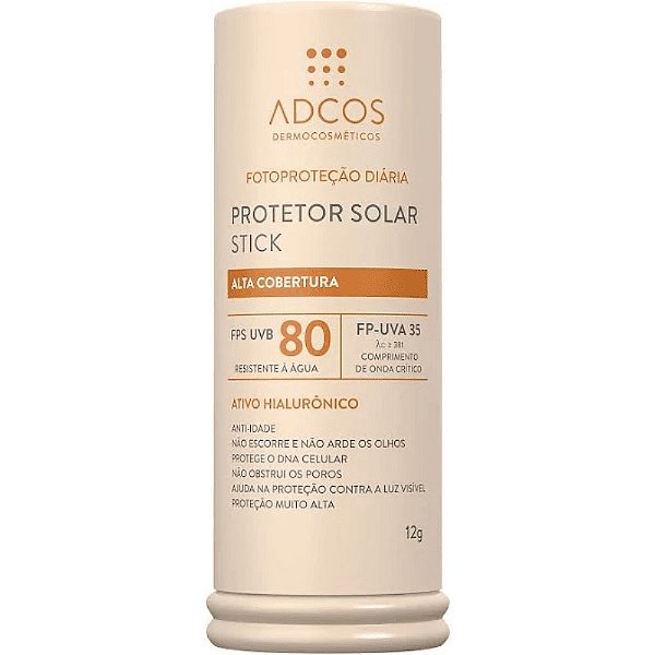 Adcos Protetor Solar Tonalizante Stick FPS80 Peach 12g