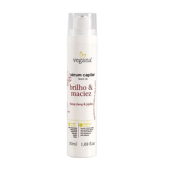 Vegana Brilho & Maciez Sérum Capilar Leave-In 50ml