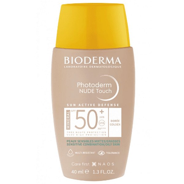 Bioderma Photoderm Nude Touch Fps50+ Dourado 40ml