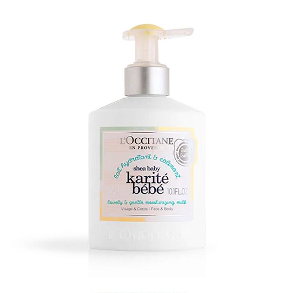 L´Occitane Leite Hidratante Rosto e Corpo Karité Bebê 300ml