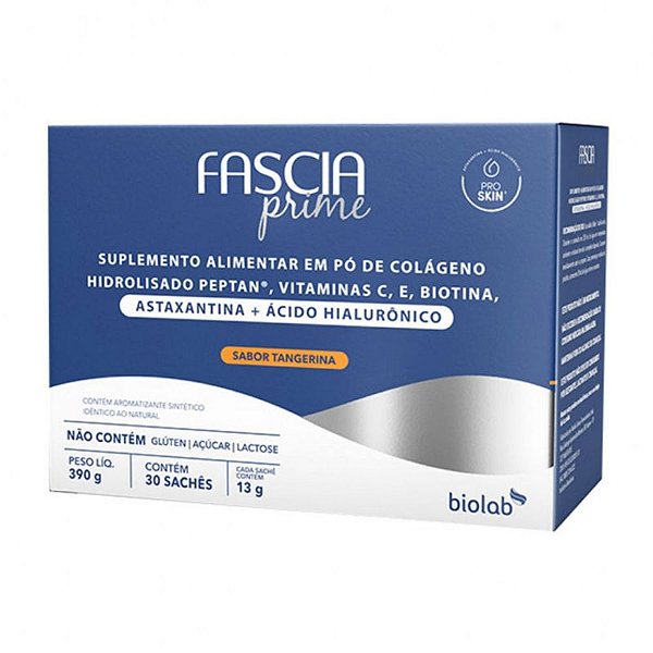 Biolab Fascia Prime Astaxantina + Hialurônico 30 Sachês