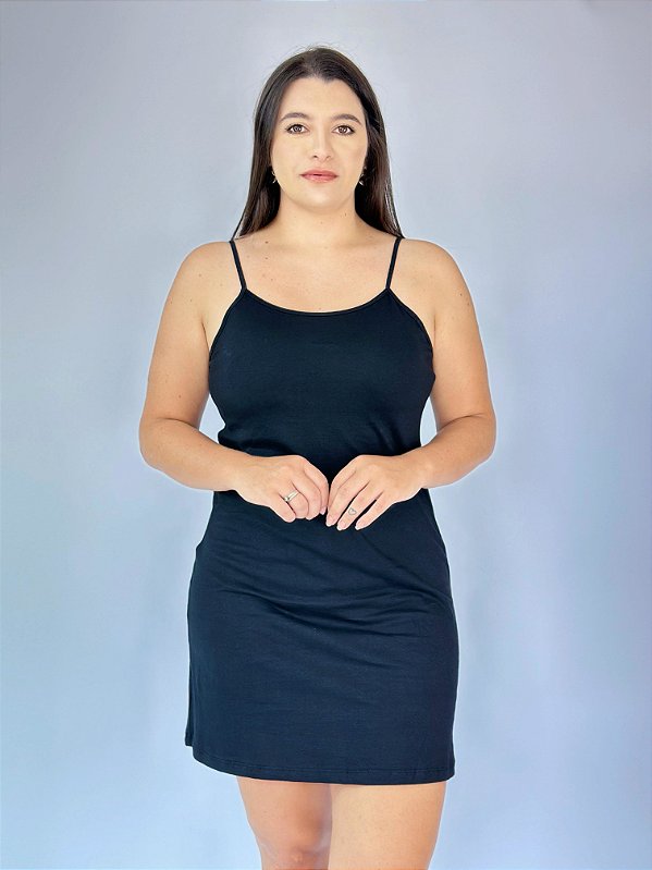 Vestido Feminino de Alcinha em 100% Algodão Tribo Livre