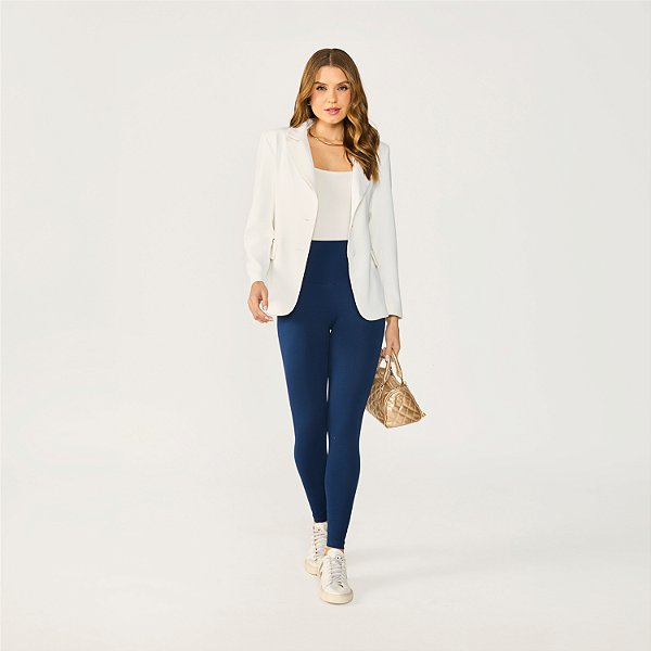 Calça Feminina Legging Cotton Cintura Alta