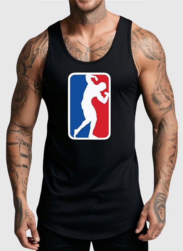REGATA MASCULINA ALGODÃO PREMIUM - GYM NBA