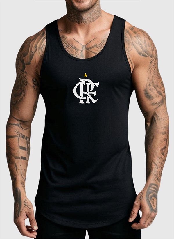 REGATA MASCULINA ALGODÃO PREMIUM - FLA