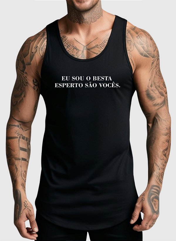 REGATA MASCULINA ALGODÃO PREMIUM - ESPERTO SÃO VOCÊS