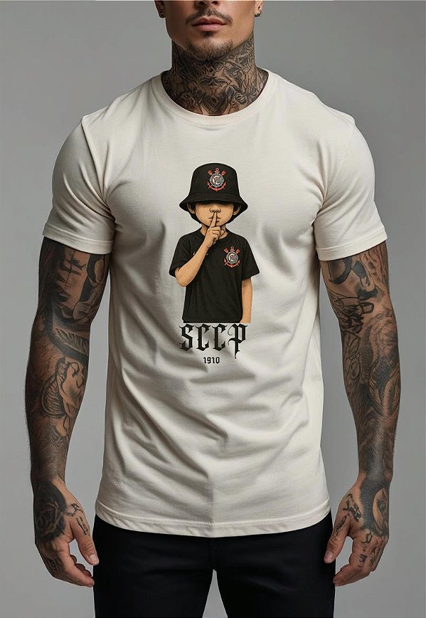 CAMISETA MASCULINA ALGODÃO PREMIUM - FIEL