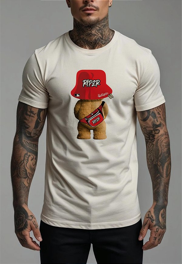 CAMISETA MASCULINA ALGODÃO PREMIUM - RIPER BAG OFF