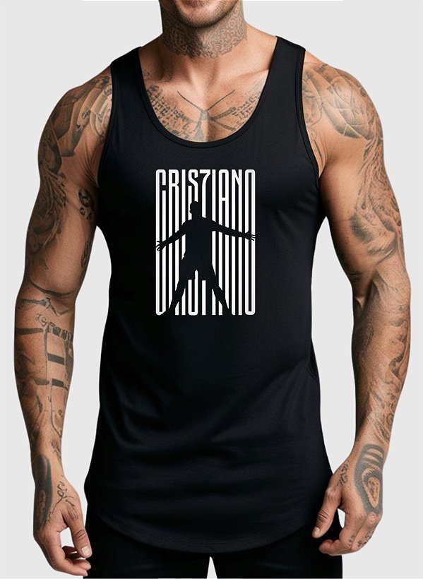 REGATA MASCULINA ALGODÃO PREMIUM - CR7