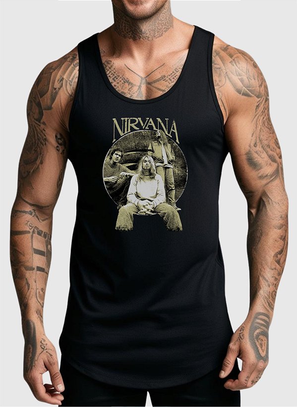 REGATA MASCULINA ALGODÃO PREMIUM - NIRVANA