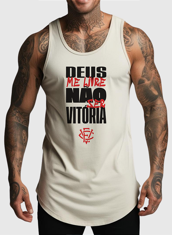 REGATA MASCULINA ALGODÃO PREMIUM - VITÓRIA