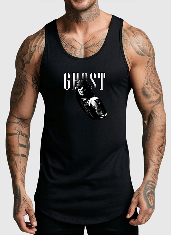 REGATA MASCULINA ALGODÃO PREMIUM - GHOST