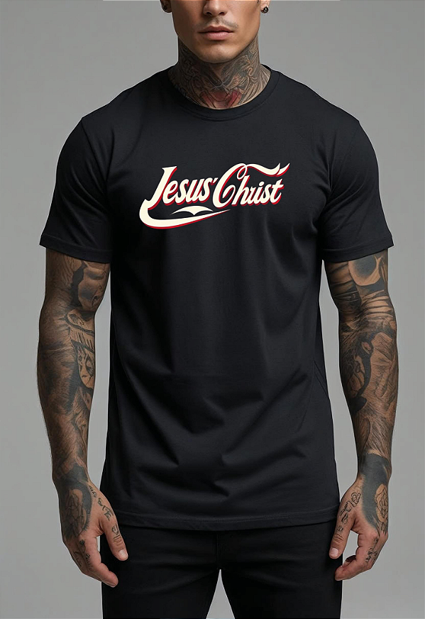 CAMISETA MASCULINA ALGODÃO PREMIUM - JESUS CHRIST