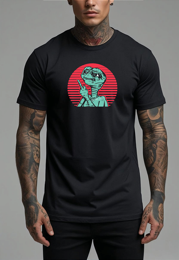 CAMISETA MASCULINA ALGODÃO PREMIUM - ET