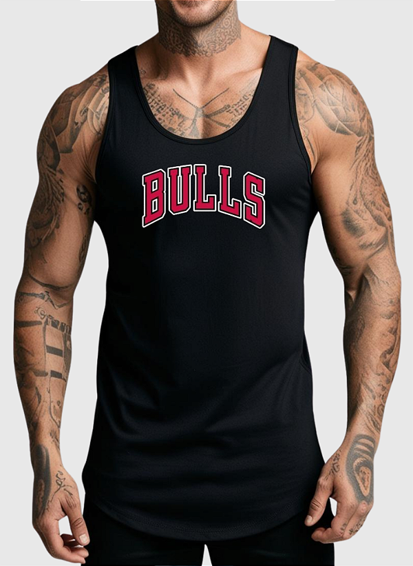 REGATA MASCULINA ALGODÃO PREMIUM - BULLS