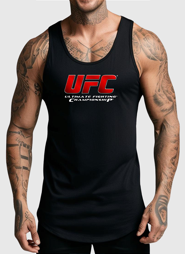 REGATA MASCULINA ALGODÃO PREMIUM - UFC