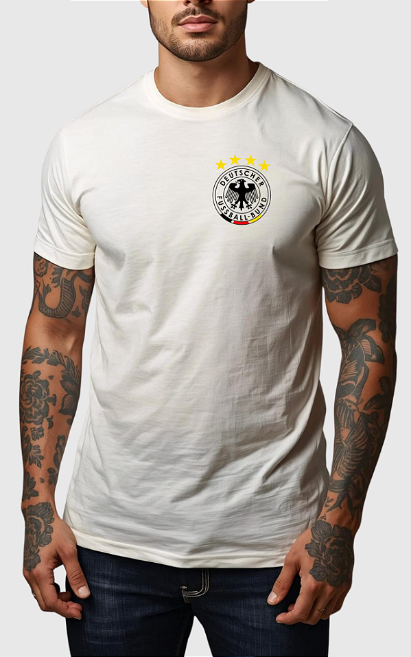 CAMISETA MASCULINA ALGODÃO PREMIUM - ALEMANHA SELEÇÃO