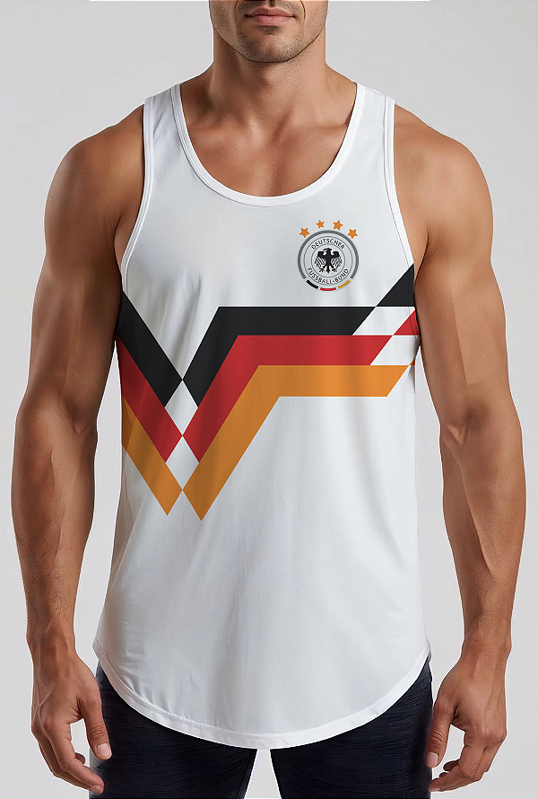 REGATA MASCULINA ALEMANHA RETRÔ