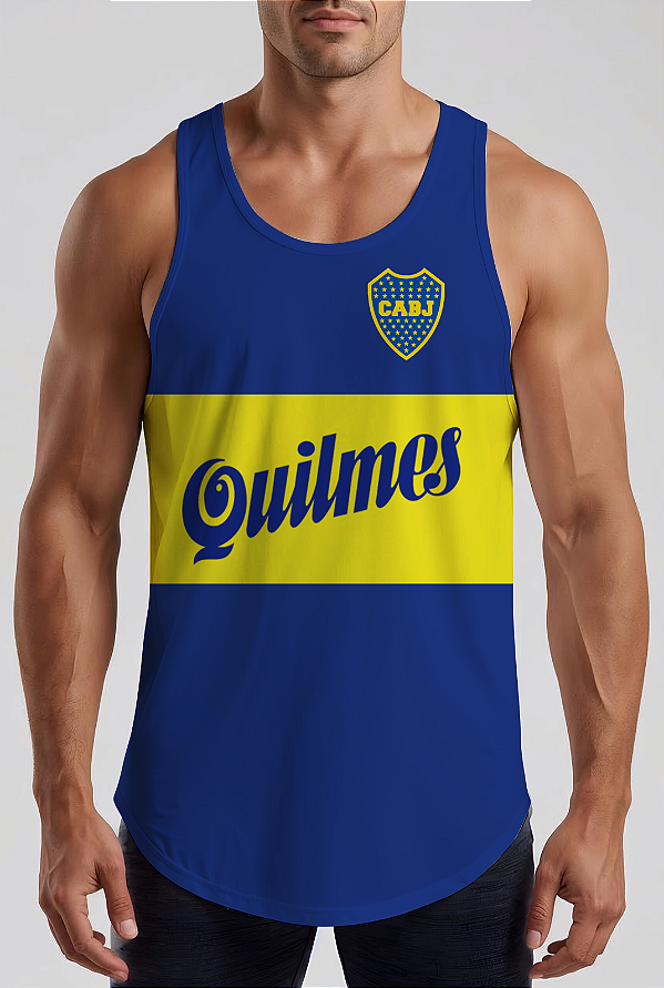 REGATA MASCULINA BOCA JUNIORS RETRÔ 1999 / 00