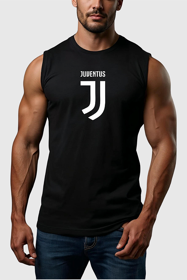 REGATA MACHÃO ALGODÃO PREMIUM JUVENTUS