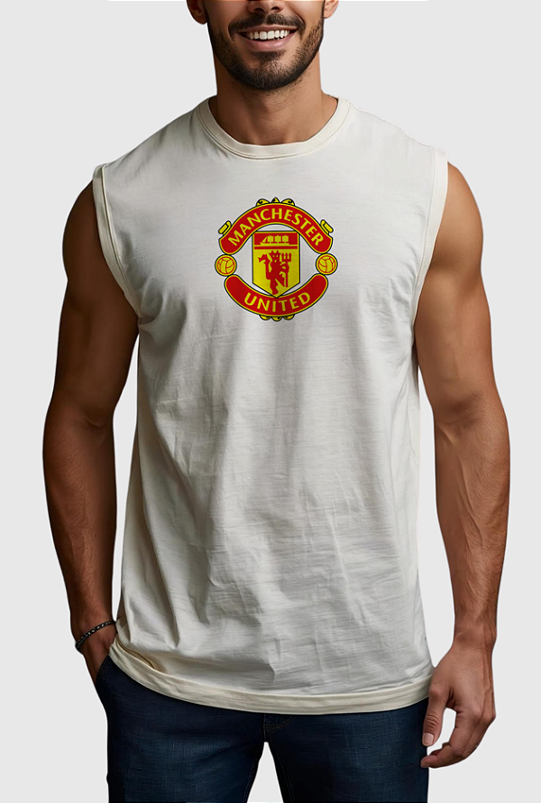 REGATA MACHÃO ALGODÃO PREMIUM MAN. UNITED