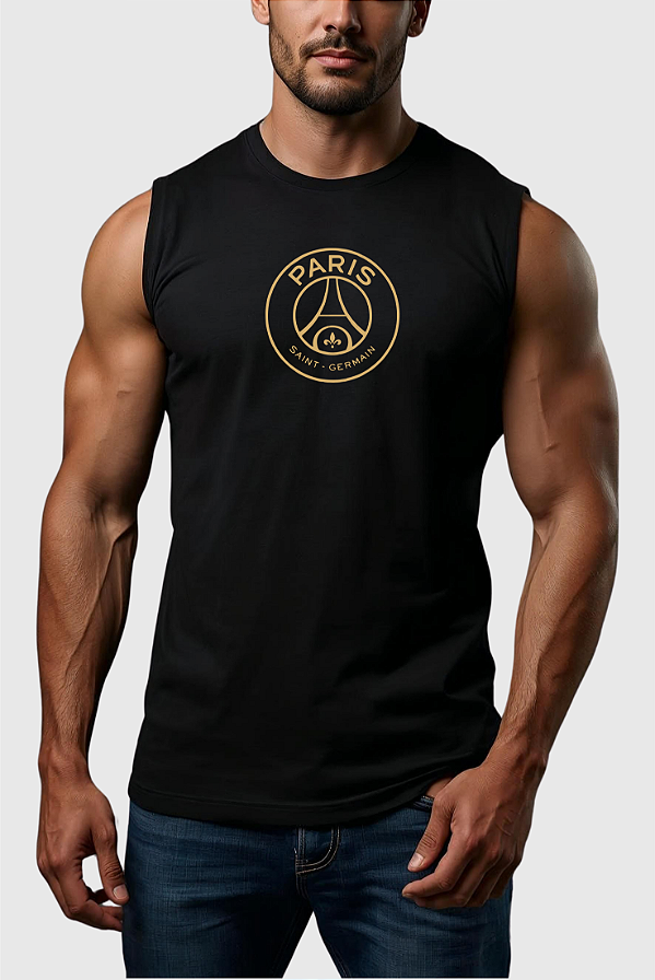 REGATA MACHÃO ALGODÃO PREMIUM PSG