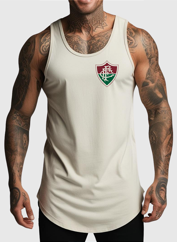 REGATA MASCULINA ALGODÃO PREMIUM - FLUMINENSE