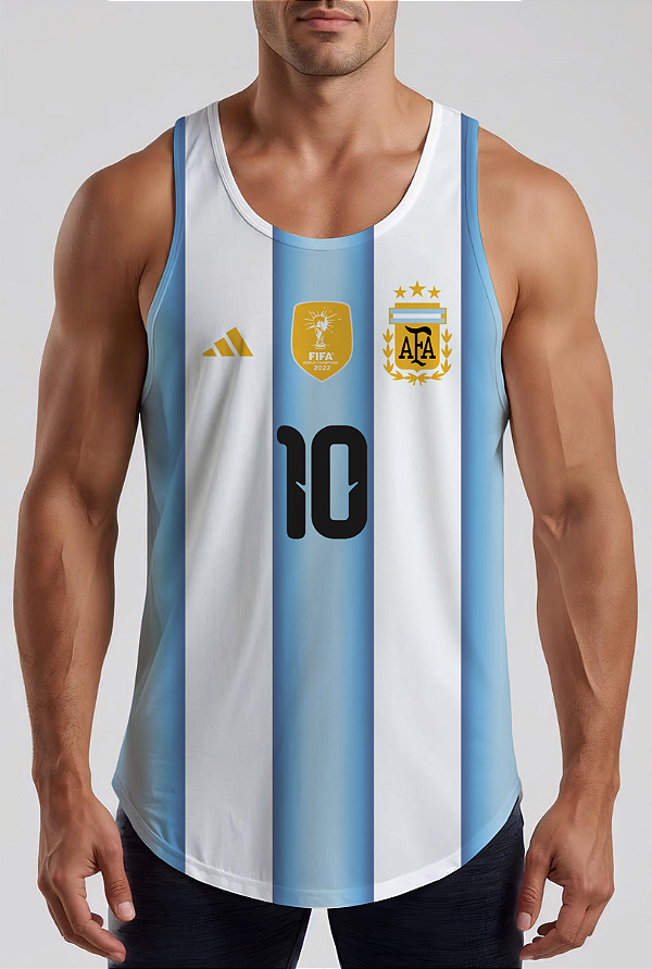 REGATA MASCULINA ARGENTINA MESSI COPA 2026 - LANÇAMENTO