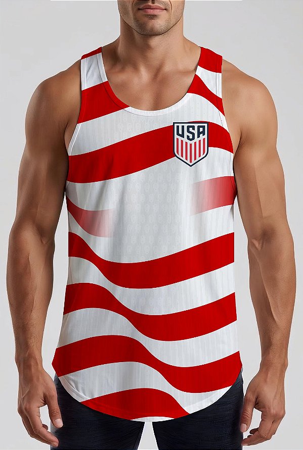 REGATA MASCULINA EUA COPA 2026 DRY FIT UV
