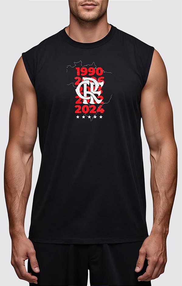 REGATA MACHÃO FLAMENGO COPA DO BR ALGODÃO PENTEADO