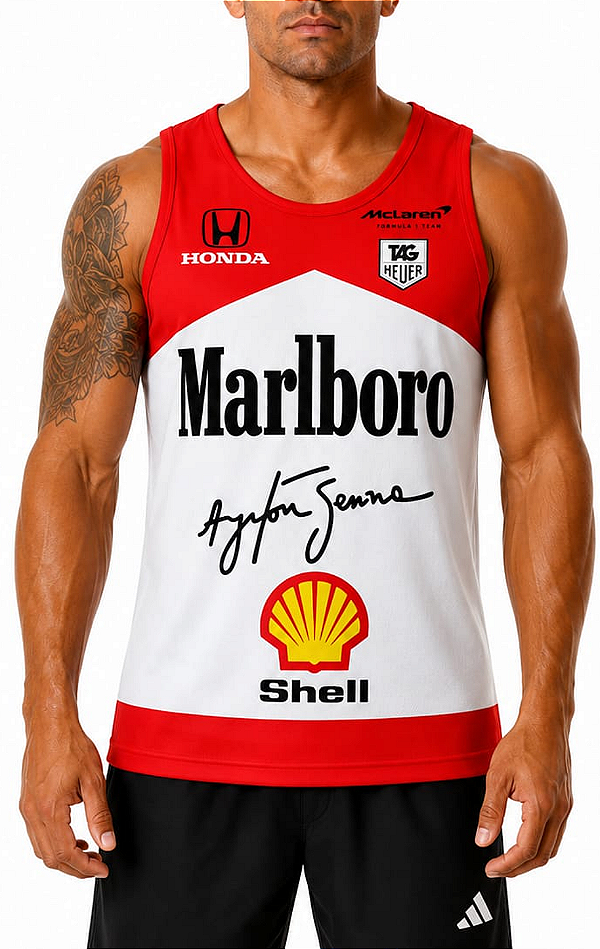 REGATA MALBORO AYRTON SENNA DRY FIT