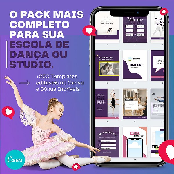 Pack Dance 3.0 - Canva