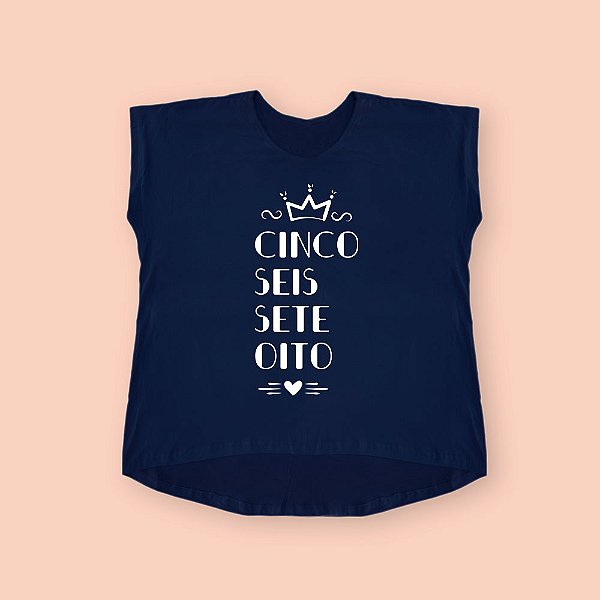 Outlet - Blusa Cinco, Seis, Sete e Oito