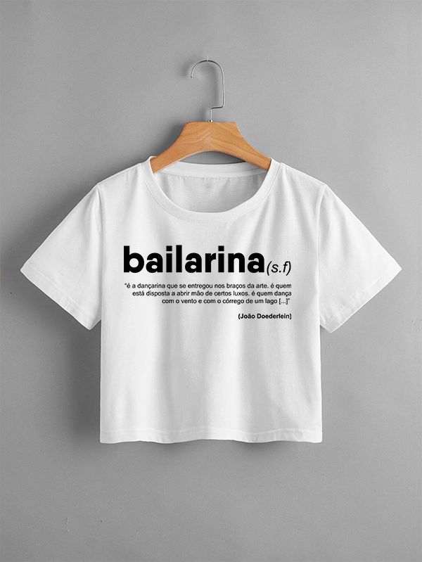 Cropped Bailarina