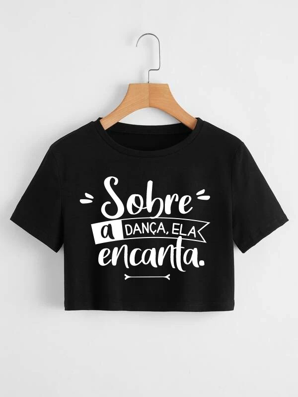 Cropped Sobre a dança, ela encanta