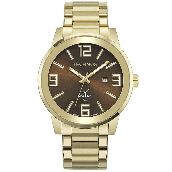 Relógio Technos Masculino Dourado 2115MWV/1M