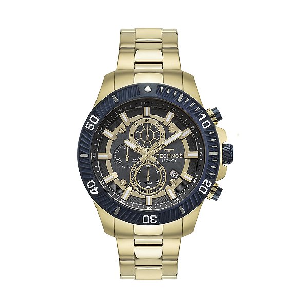 Relógio Technos Masculino Legacy Dourado JS15ENN/1A