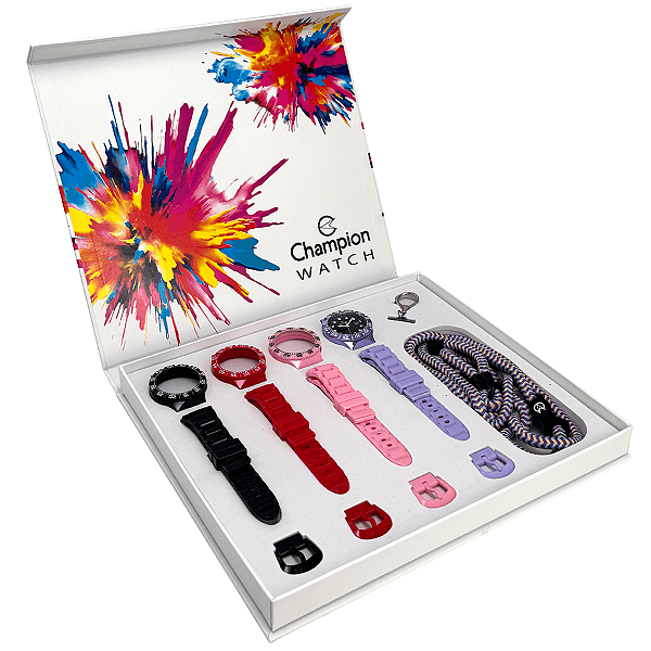 Relógio Champion Kit Troca Pulseira CP31001