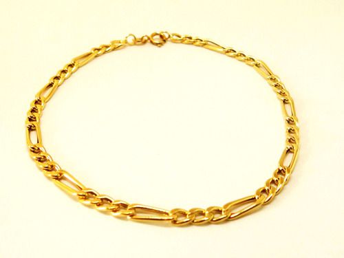 Pulseira Grumet Alternado 3x1 Ouro 18k