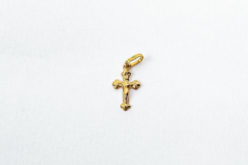 Pingente Crucifixo Em Ouro 18k 0,750