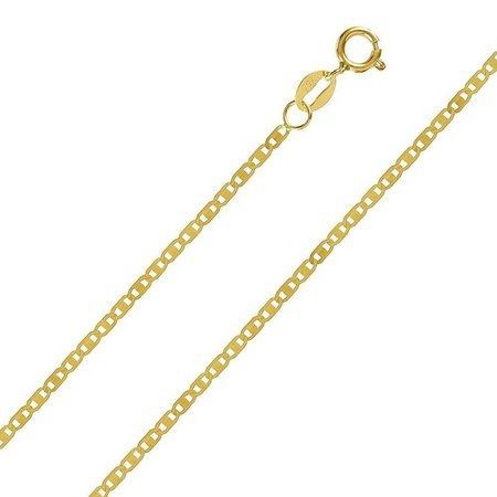 Corrente Feminina Piastrine Maciça Em Ouro 18k 2,10gr