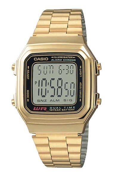 Relógio Casio Vintage Dourado A178WGA-1ADF