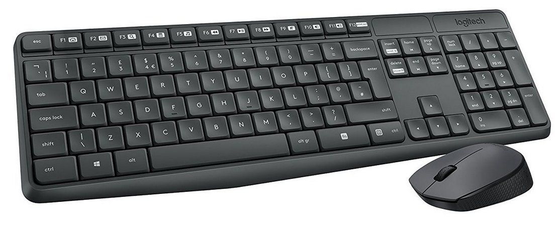 kit teclado e mouse wireless- sem fio MK235 - logitech