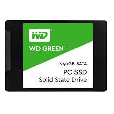 SSD WD Green, 240GB, SATA, Leitura 545MB/s, Gravação 465MB/s - WDS240G2G0A