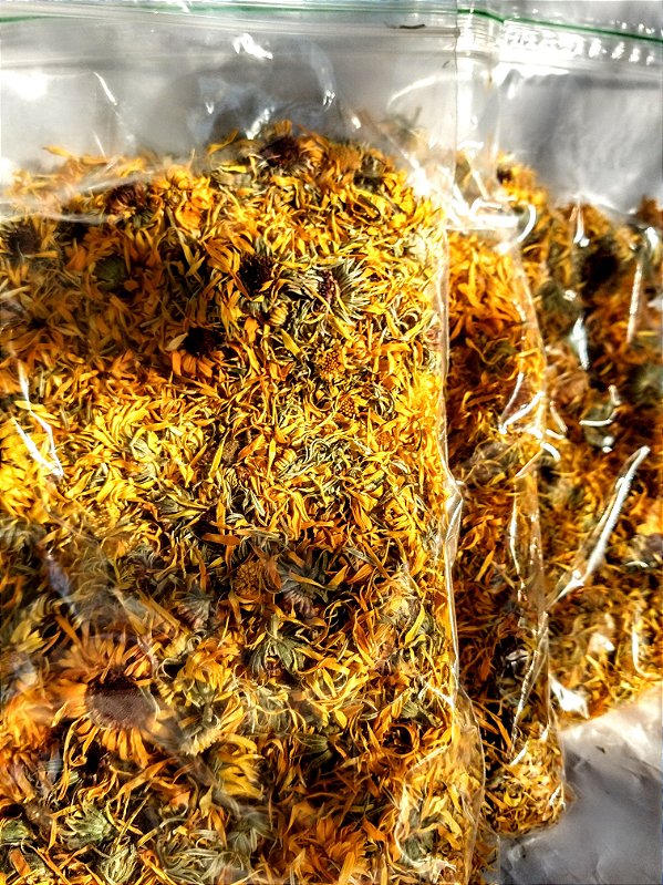 Erva desidratada flores de Calêndula 50g