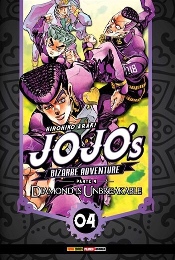 MANGÁ JOJOS BIZARRE ADVENTURES - PARTE 4 - DIAMOND IS UNBREAKABLE 04 (LACRADO)