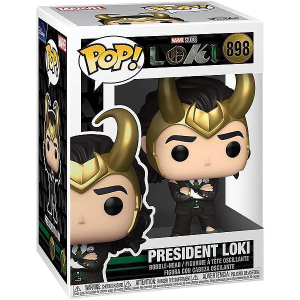 [ESTOQUE] POP FUNKO 898 PRESIDENT LOKI MARVEL