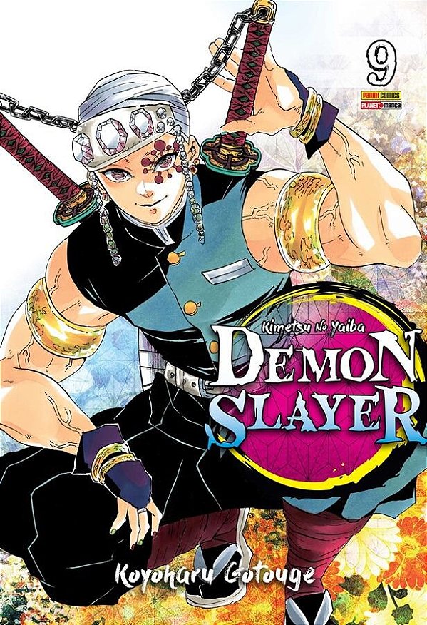 MANGÁ DEMON SLAYER - KIMETSU NO YAIBA 09 - LACRADO - PANINI