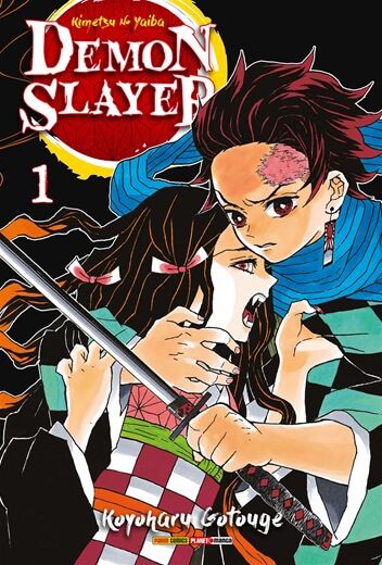 MANGÁ DEMON SLAYER - KIMETSU NO YAIBA - 01 - PANINI - LACRADO