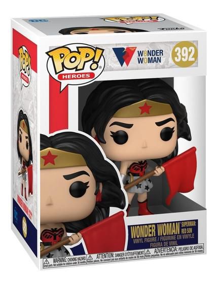 [ESTOQUE] POP FUNKO 392 WONDER WOMAN SUPERMAN RED SON